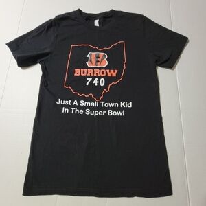 💚 Joe Burrow 740‎ Boys Small Bella Canvas Tshirt